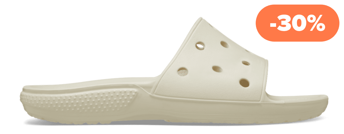 Classic Crocs Slide - Bone